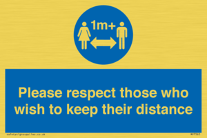 MP7565: Please respect those who wish to keep their distance