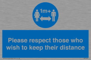MP7565: Please respect those who wish to keep their distance