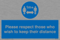 MP7565: Please respect those who wish to keep their distance