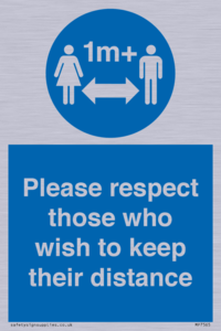 MP7565: Please respect those who wish to keep their distance