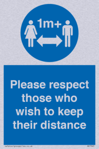 MP7565: Please respect those who wish to keep their distance