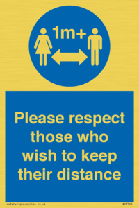 MP7565: Please respect those who wish to keep their distance