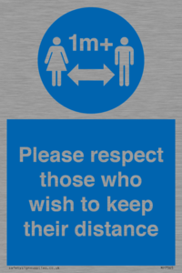 MP7565: Please respect those who wish to keep their distance