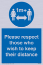 MP7565: Please respect those who wish to keep their distance
