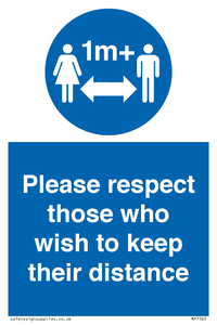 MP7565: Please respect those who wish to keep their distance