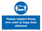 MP7565: Please respect those who wish to keep their distance
