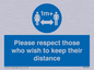 MP7565: Please respect those who wish to keep their distance