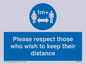 MP7565: Please respect those who wish to keep their distance