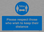 MP7565: Please respect those who wish to keep their distance