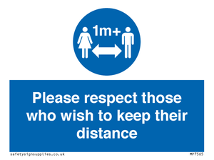 MP7565: Please respect those who wish to keep their distance