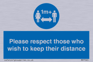 MP7565: Please respect those who wish to keep their distance
