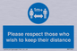 MP7565: Please respect those who wish to keep their distance