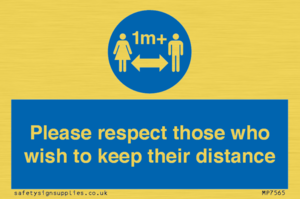 MP7565: Please respect those who wish to keep their distance