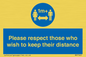 MP7565: Please respect those who wish to keep their distance