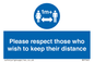 MP7565: Please respect those who wish to keep their distance