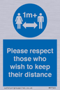 MP7565: Please respect those who wish to keep their distance