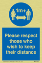 MP7565: Please respect those who wish to keep their distance