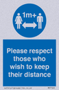 MP7565: Please respect those who wish to keep their distance