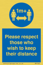 MP7565: Please respect those who wish to keep their distance
