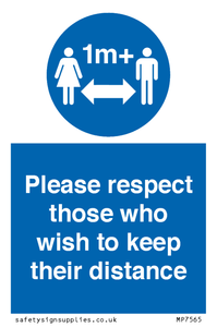 MP7565: Please respect those who wish to keep their distance
