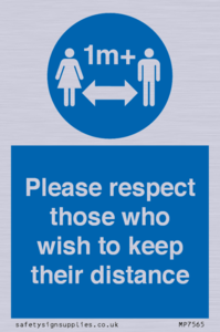 MP7565: Please respect those who wish to keep their distance