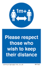 MP7565: Please respect those who wish to keep their distance