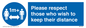 MP7565: Please respect those who wish to keep their distance