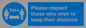 MP7565: Please respect those who wish to keep their distance