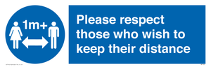 MP7565: Please respect those who wish to keep their distance