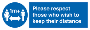 MP7565: Please respect those who wish to keep their distance