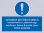 MP7566: Ventilation can reduce aerosol transmission - please keep windows, doors & vents open where possible