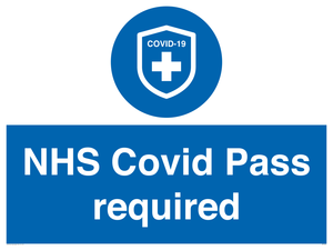 MP7567: NHS Covid Pass required