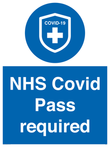 MP7567: NHS Covid Pass required