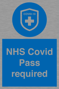 MP7567: NHS Covid Pass required