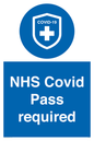MP7567: NHS Covid Pass required