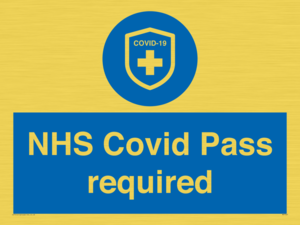 MP7567: NHS Covid Pass required