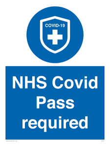 MP7567: NHS Covid Pass required