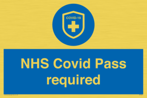 MP7567: NHS Covid Pass required