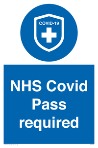 MP7567: NHS Covid Pass required