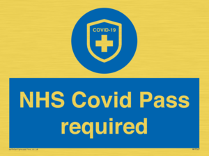 MP7567: NHS Covid Pass required