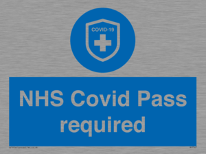 MP7567: NHS Covid Pass required