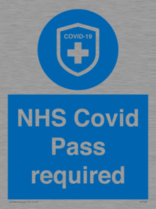 MP7567: NHS Covid Pass required