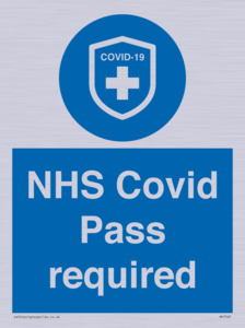 MP7567: NHS Covid Pass required