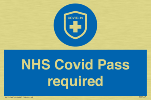 MP7567: NHS Covid Pass required