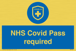 MP7567: NHS Covid Pass required