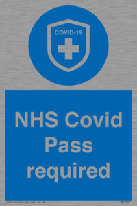 MP7567: NHS Covid Pass required