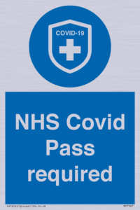 MP7567: NHS Covid Pass required