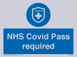 MP7567: NHS Covid Pass required