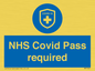 MP7567: NHS Covid Pass required