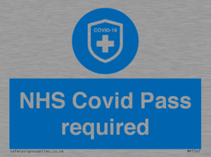 MP7567: NHS Covid Pass required